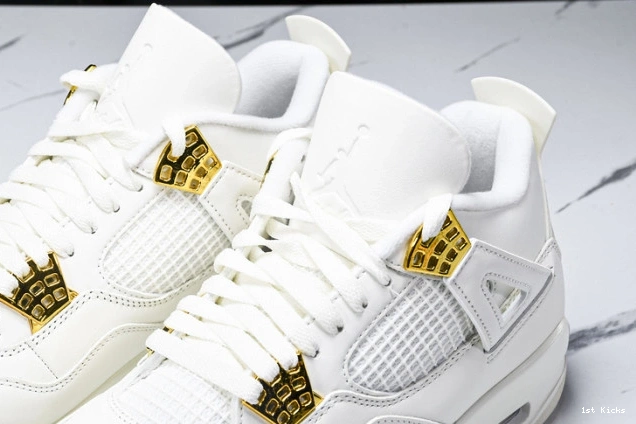 1st Kicks Gold Retro Metallic 4 Jordan AQ9129-170 0712